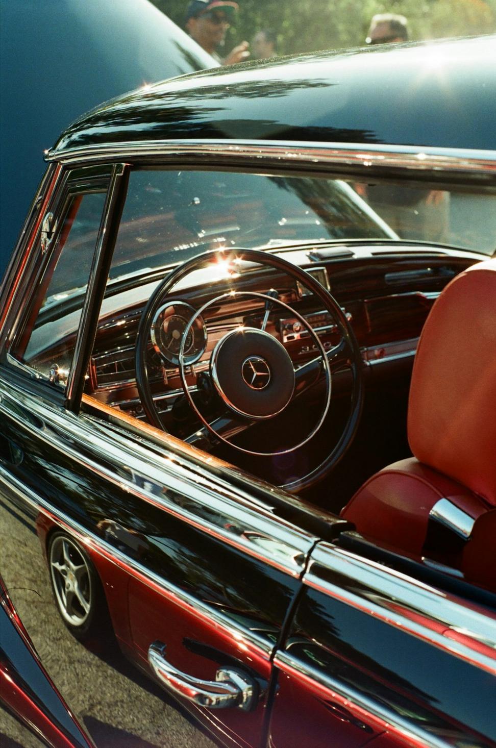 Classic car interior